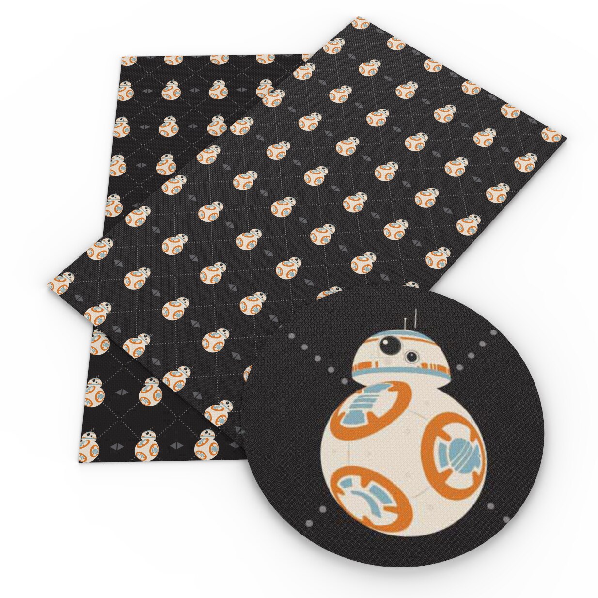 20*34cm Cartoon Character Faux Leather Sheets in Crafts Synthetic Leather Fabric for Bow DIY Handmade Materials,1Yc9444: 1086785001