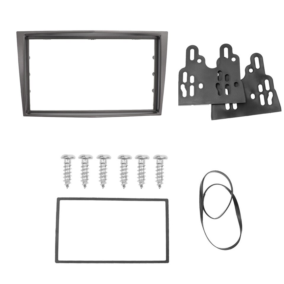 Car Radio Fascia Double 2 Din for Opel Corsa (C) Agila Astra (G) Combo (C) Vivaro Vectra (C) Tigra Omega (B) Dash Kit Frame