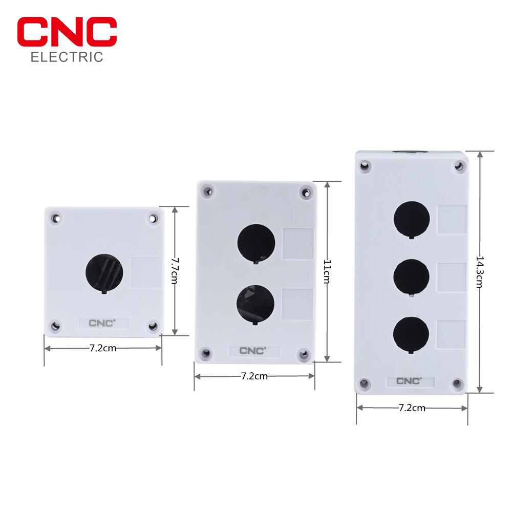 CNC Waterproof button box switch control box 123 hole industrial switch indicator box Emergency Stop Push Button Switch Box 22mm