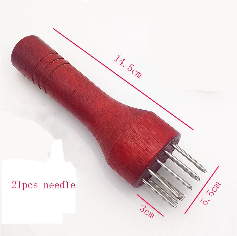 Edelstahl Fleisch Nadeln Fleisch Hammer Pounders Holzgriff Beruf Fleischklopfer Für Rindfleisch Ausschreibungs Steak Küche Werkzeuge
