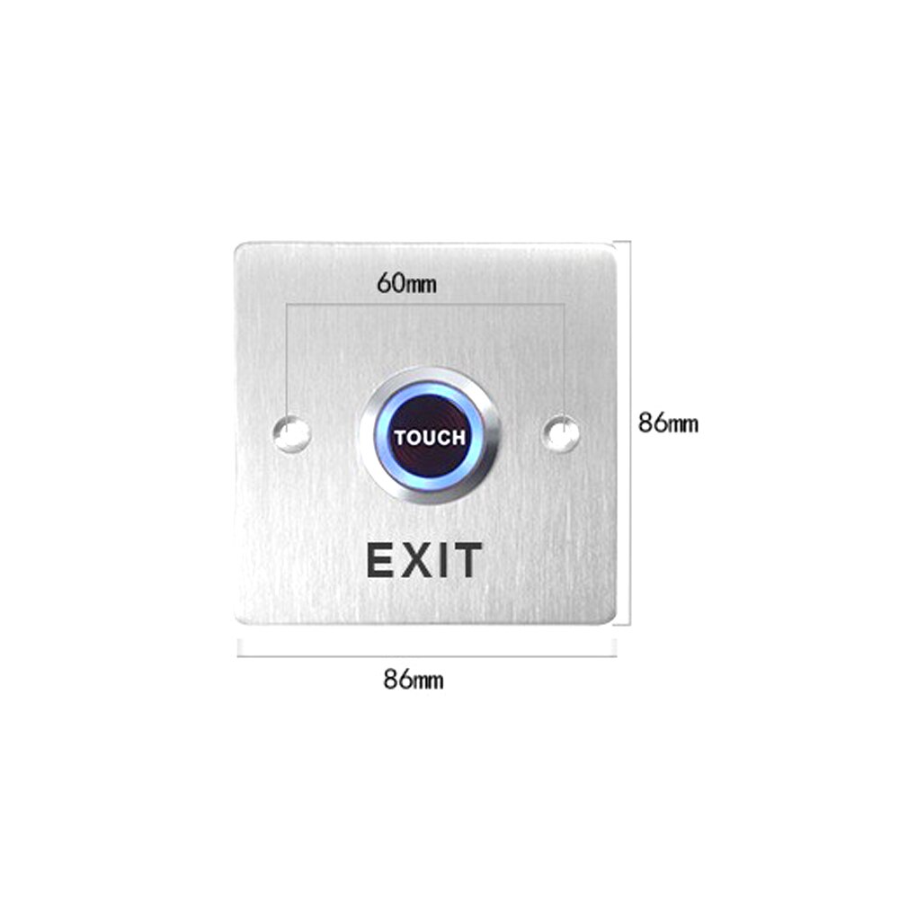 Infrared Sensor Exit Button IP68 Waterproof Stainless Steel Access Control System Contactless Exit Button Switch: ST886