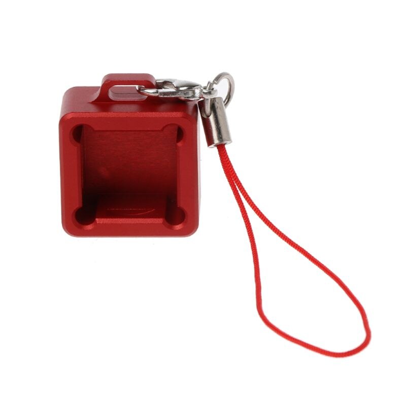 Terning sukker cnc anodiseret aluminium switch tester base til mekanisk tastatur: Rød