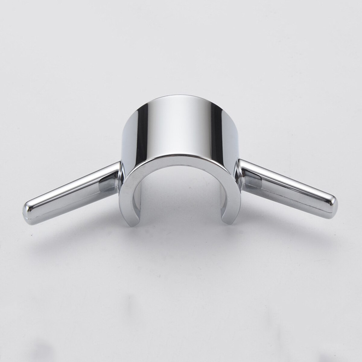 Shower Rod Towel Hook Shower Pole Hook for Towel Hook Bathrobe and Loofah Electroplating Finish