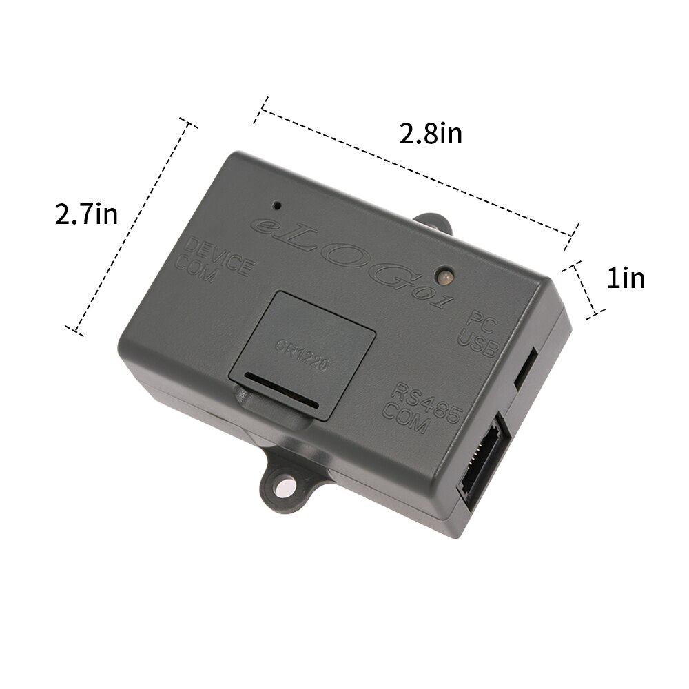Data Logger eLOG01 Data Logger Real-Time For MPPT Solar Controller With RS485 Port Record Solar System Working Data