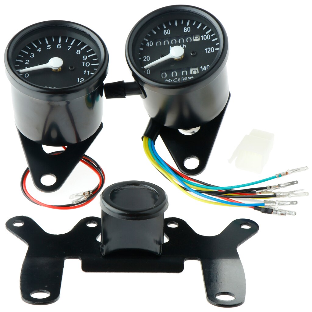 Speedometer/Odometer/ Tachometer Gauge Indicator With Bracket 0-160 Km/h