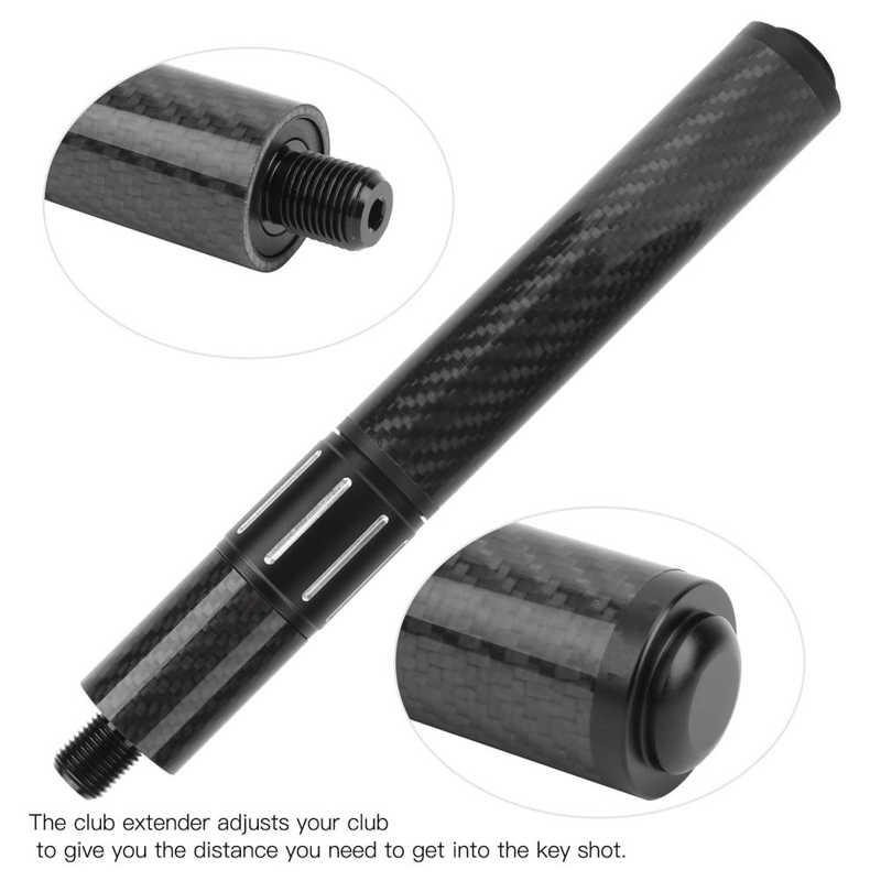 Billiards Extension Adjustable Extender Billiard Telescopic Pool Extension Accessory Parts Carbon Fiber