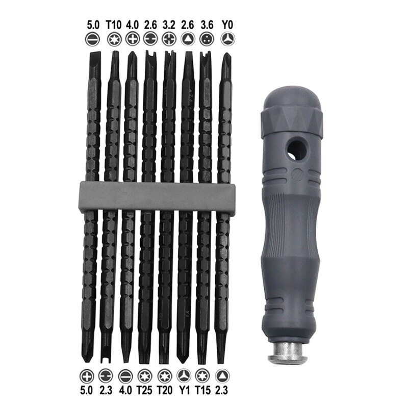 Mobile Phone Repair Tool Set Multi Opening Disassembly Repair Tool Kit for iphone Android Phone Repair: 17 in one