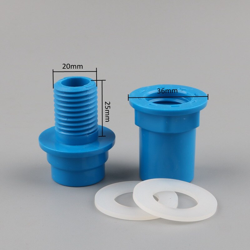 1pc UP-CLOUD PVC ID 20mm Connector Fish Tank Drain Pipe Accessories Aquarium Water Pipe Fittings Water Tank 1/2 inch Joint