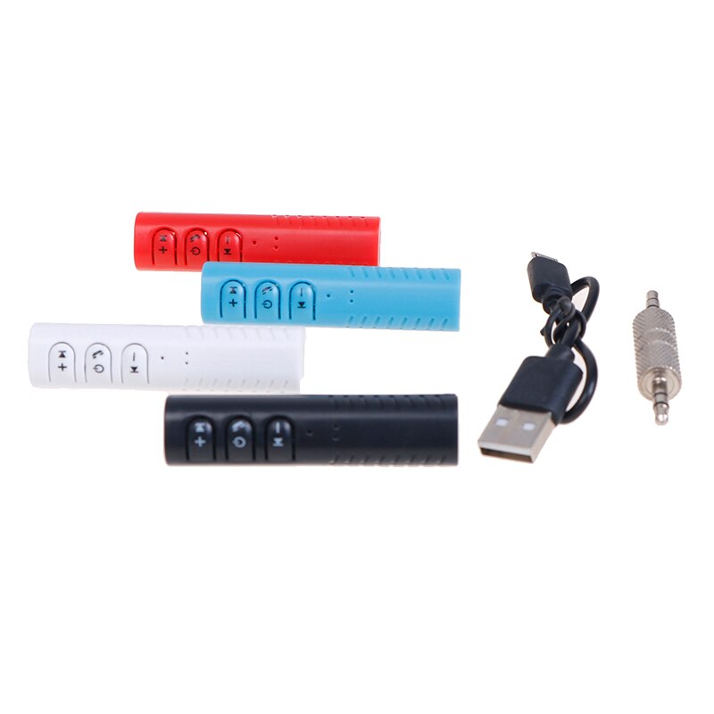 Universal 3.5mm Jack Bluetooth Carkit handsfree Music Audio Music Receiver Adapter Auto AUX Kit for Speaker Headphone Car