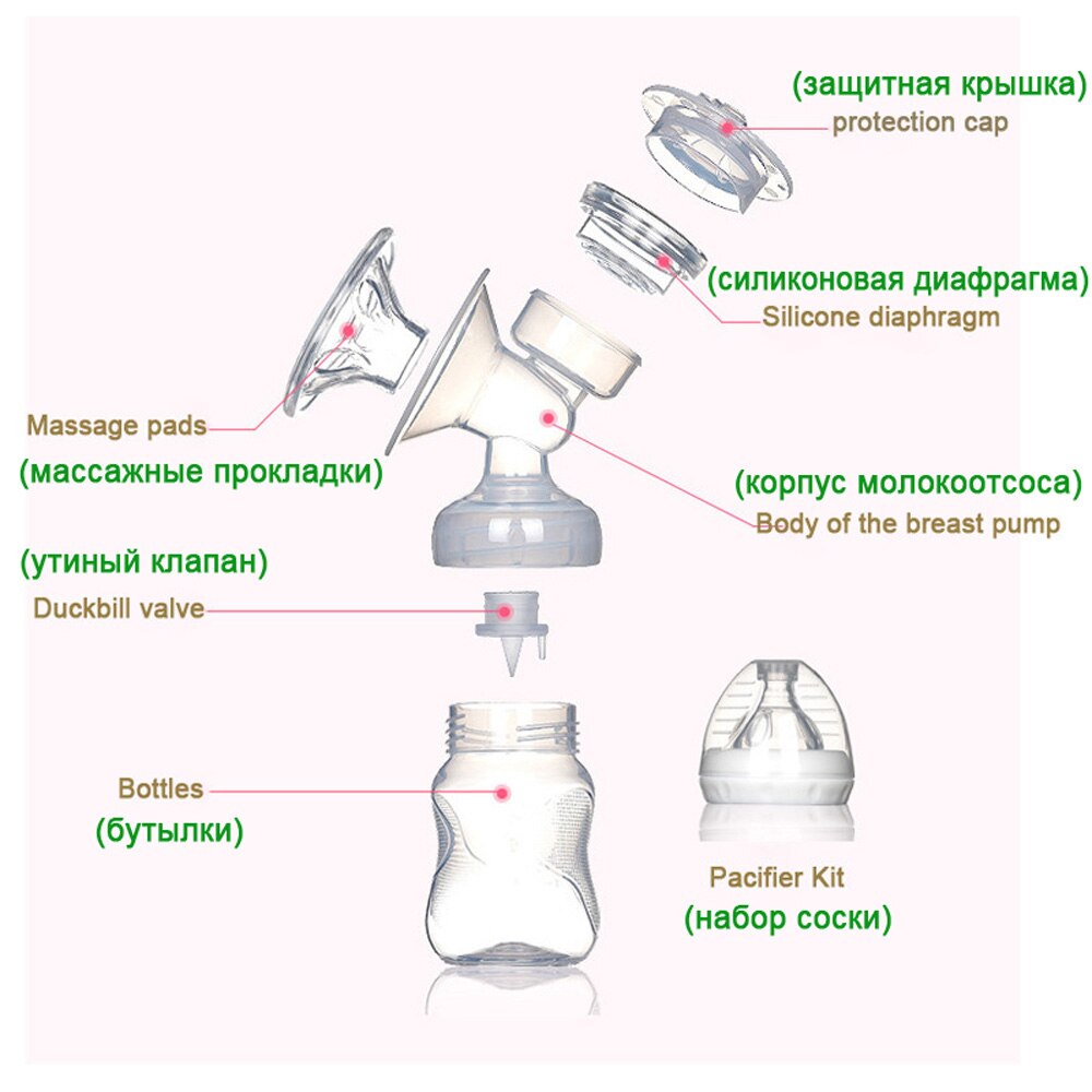 Tiralatte elettrico massaggio automatico tiralatte Postpartum doppio allattamento al seno miscele di latte Maker accessori per bambini