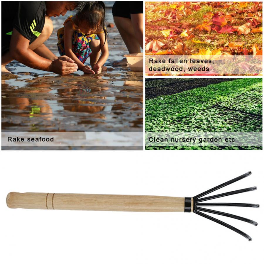 Hage rengjøringe rive gress rive multifunksjon hage klo rive til rengjøringe av falne løv løsne jord barnehage hage verktøy