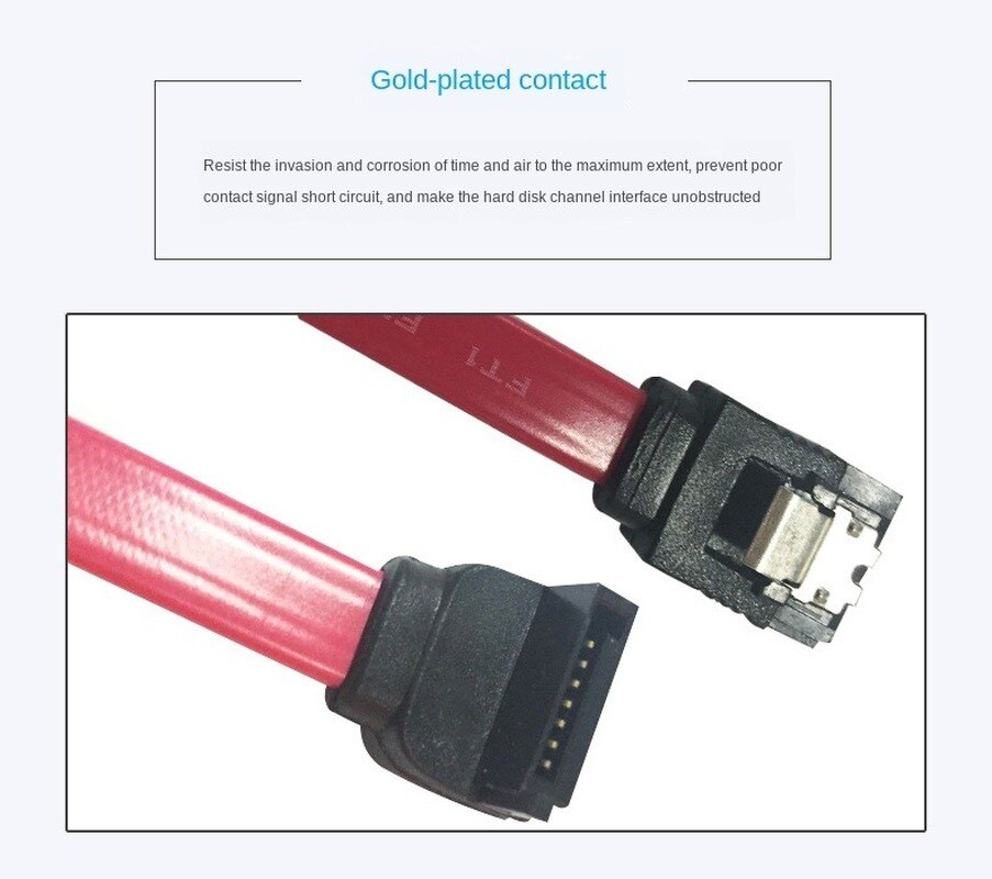 SATA3.0 Harde Schijf Data Kabel, Harde Schijf Twee-In-een Data Transmissie SATA7P3.0 Computer Kabel