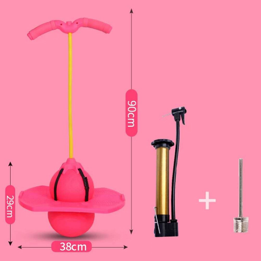 Pogo – balle rebondissante avec poignée et pompes, jouet de saut, capacité de charge maximale de 220lb, adapté aux enfants et aux adultes, offre spéciale