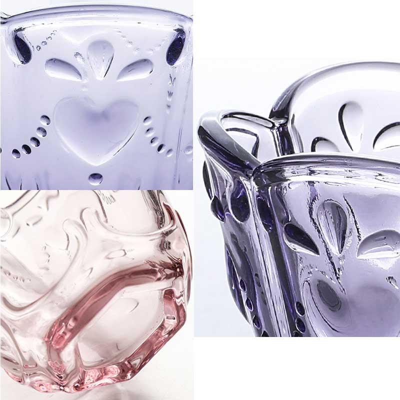 1 st kristallmuggar präglade glas retro vin juice mjölk dricksglas kök kontor fest kaffemugg drinkware 200ml