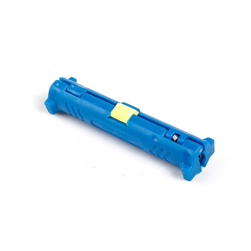 Multi-function Electric Wire Stripper Pen Wire Cable Pen Cutter Rotary Coaxial Cutter Stripping Machine Pliers Tool: Blue