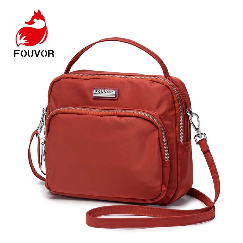 Fouvor luxe femmes Messenger sacs Nylon décontracté embrayage Carteira sac à main sac à bandoulière pour dames Bolsa Feminina