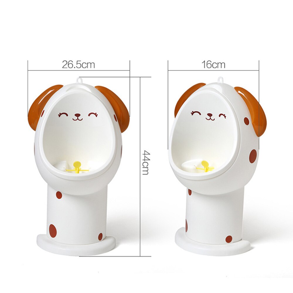 Kids Boy Urinal Toddler Wall-Mounted Hook Potty Toilet Training Learn Stand Vertical Adjustable Urinals Animal Boy Pee Toilet