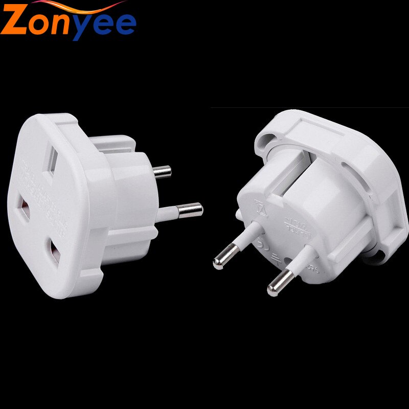 European Travel Plug Adapter Europe Power Convert Charger International Plug to European Standard Plug For Cell Phones, Laptops