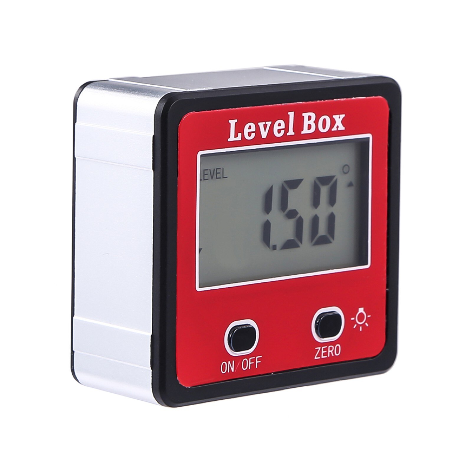 Mini Digital Protractor Inclinometer Electronic Level Box With Magnet Base​ 2-Key Protractor Angle Finder Gauge Meter Bevel Box