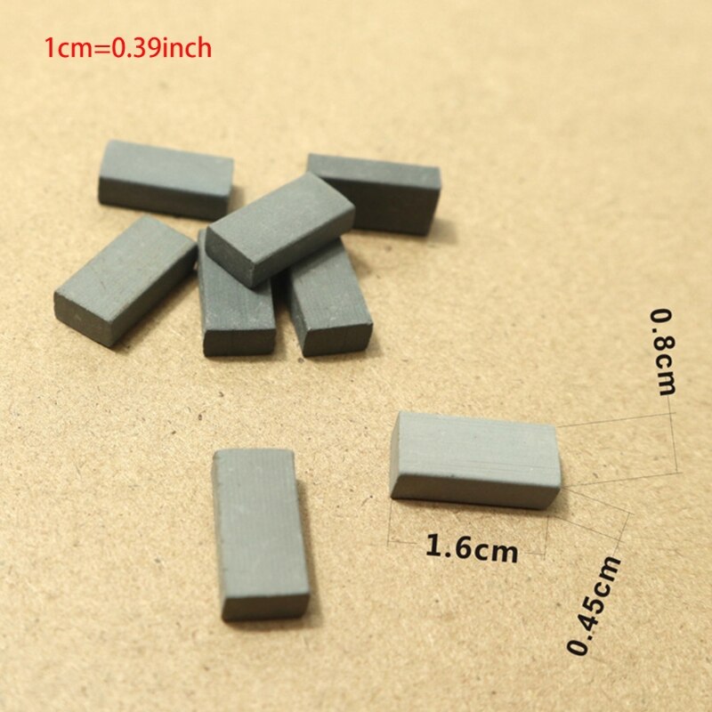 100 Stuks 1/16 Miniatuur Simulatie Baksteen Diy Zand Tafel Diorama Landschap Landschap