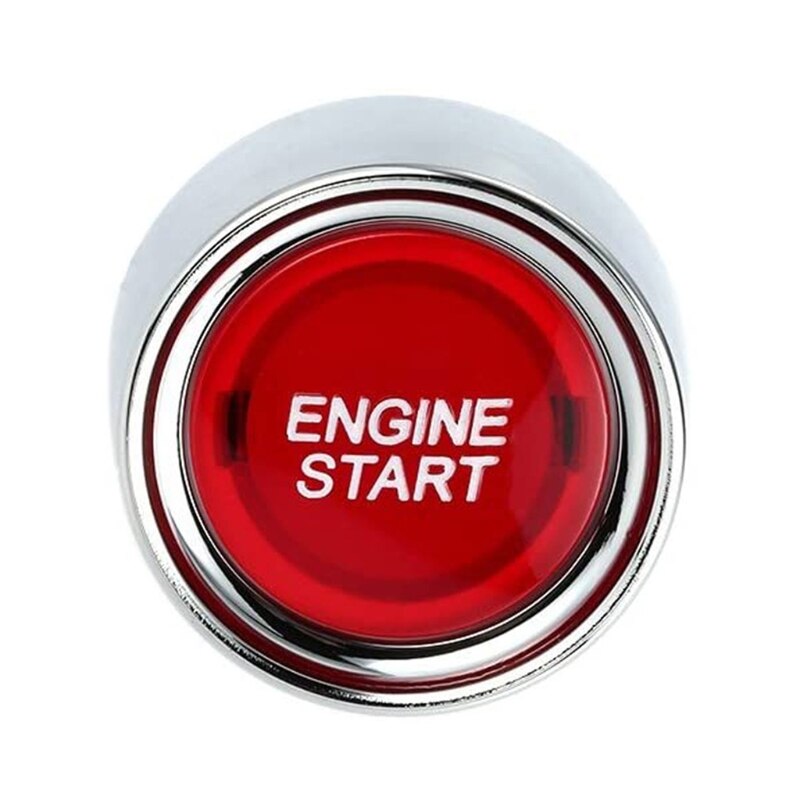 Durable Instantaneous Engine Start Button Switch for Easy Nighttime Visibility Looks Cool Suitable for Car Assembly