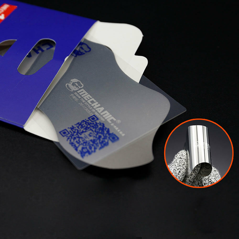 Mekanisk tyndt lirkeblad 0.1mm rustfrit stål lcd-skærm åbning tyndt kort demonteringsværktøj til smartphone åbning reparation