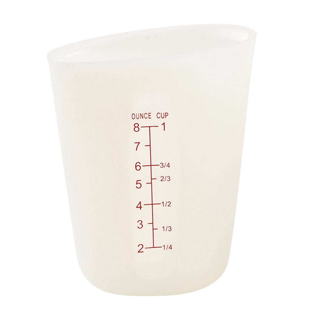Visual Scale Cup Silicone Baking Measuring Cup High And Low Temperature Resistance Integrated Molding Food Grade