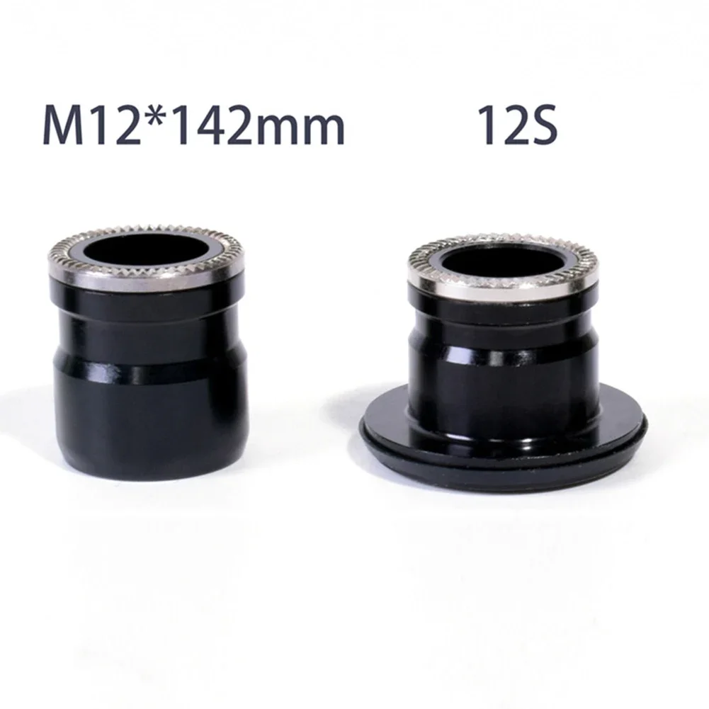 1 par de buje de bicicleta MTB QR de liberación rápida adaptador de eje pasante tapas de extremo convertidor 9-15/10-12 accesorios de ciclismo de aleación de aluminio: Gris claro