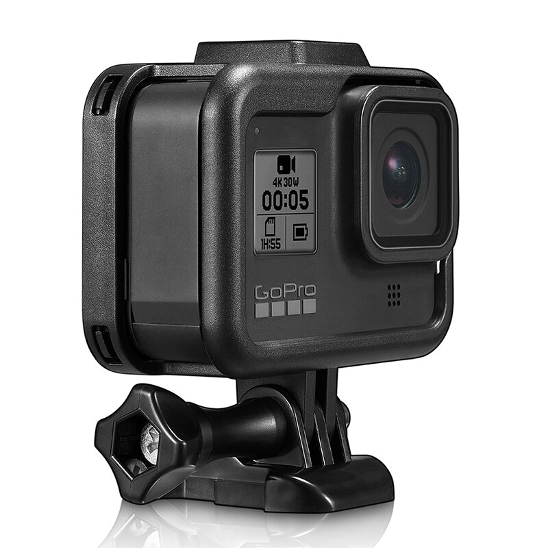 Monture de cadre pour GoPro Hero 8 noir coque de protection pour Go Pro HERO8 Action caméra accessoires étui
