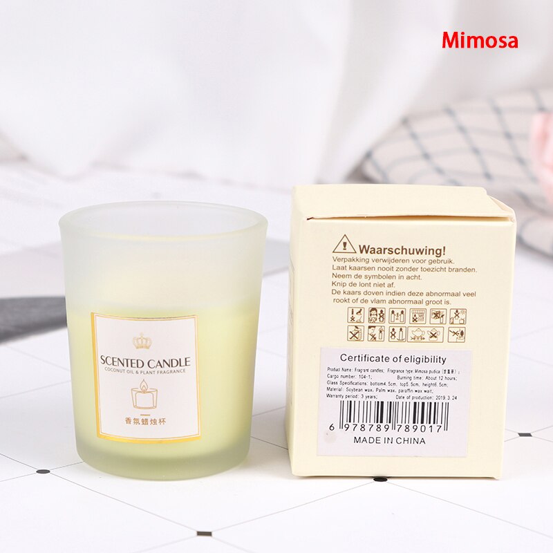 Geurkaarsen Citroen Lavendel Rose Home Decoratie Bruiloft Kaarsen Ontspannen Soja Wax Aromatherapie: N7