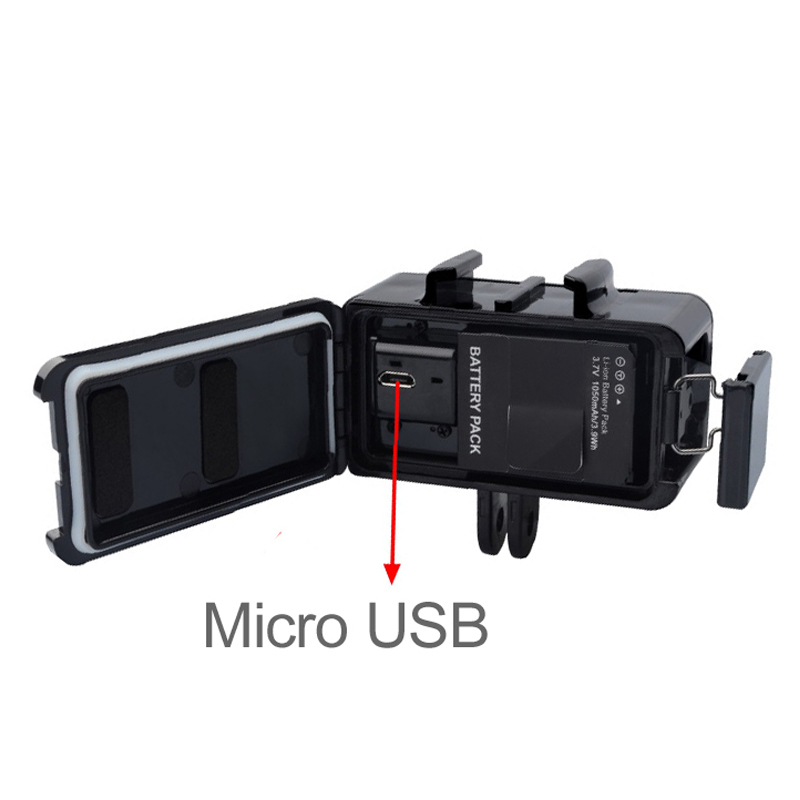 Lámpara de buceo de 45M, luz de Flash impermeable para GoPro Hero 5 7/8, accesorios para cámara de vídeo Xiaomi mijia Yi 4K SJCAM