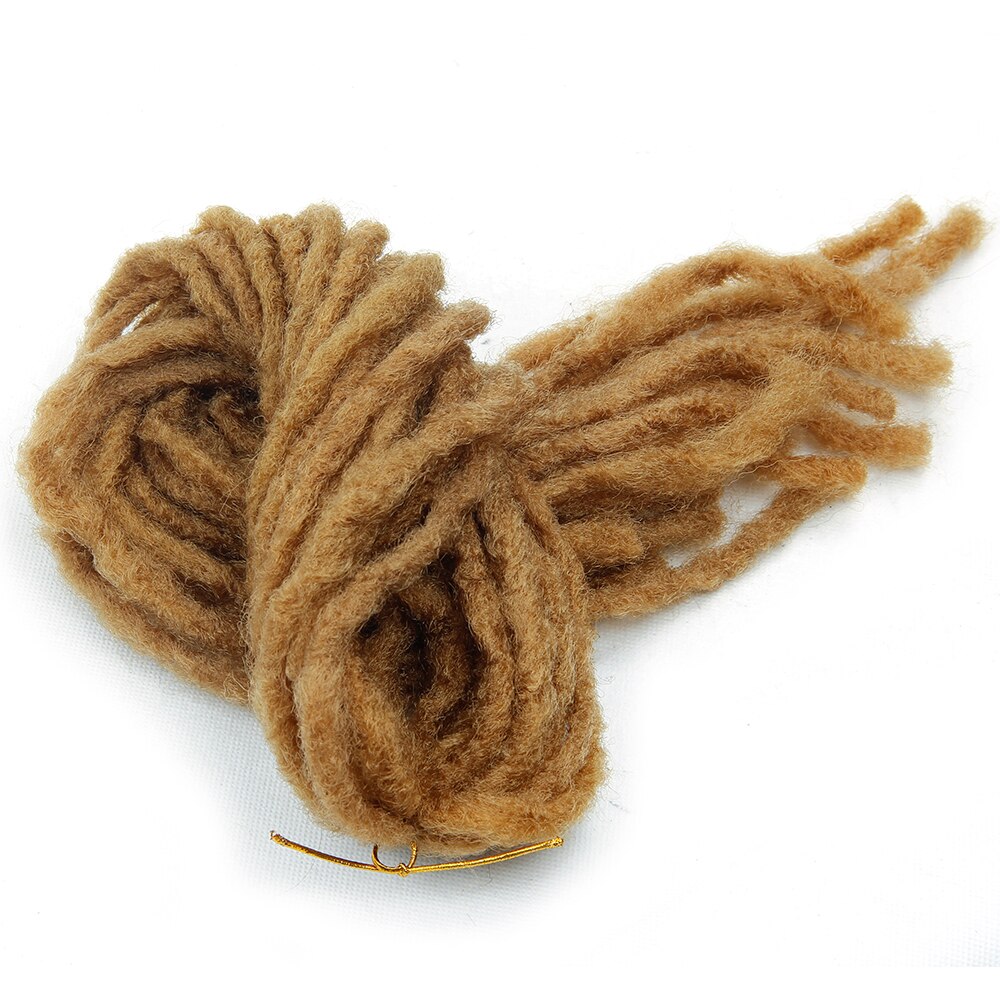 Synthetic Dread locks Soft Hair Black Red Brown Golden Hair Twist Braids Crochet Braiding Extension Braids Hair Pieces: #27