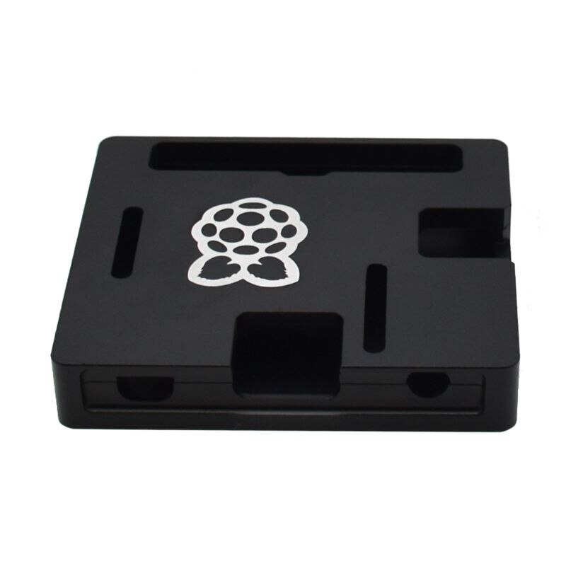 Ultra-Dunne Aluminium Cnc Cooling Case Metalen Behuizing Shell Zwart/Zilver Voor Raspberry Pi Model 3A/een + Accessoires