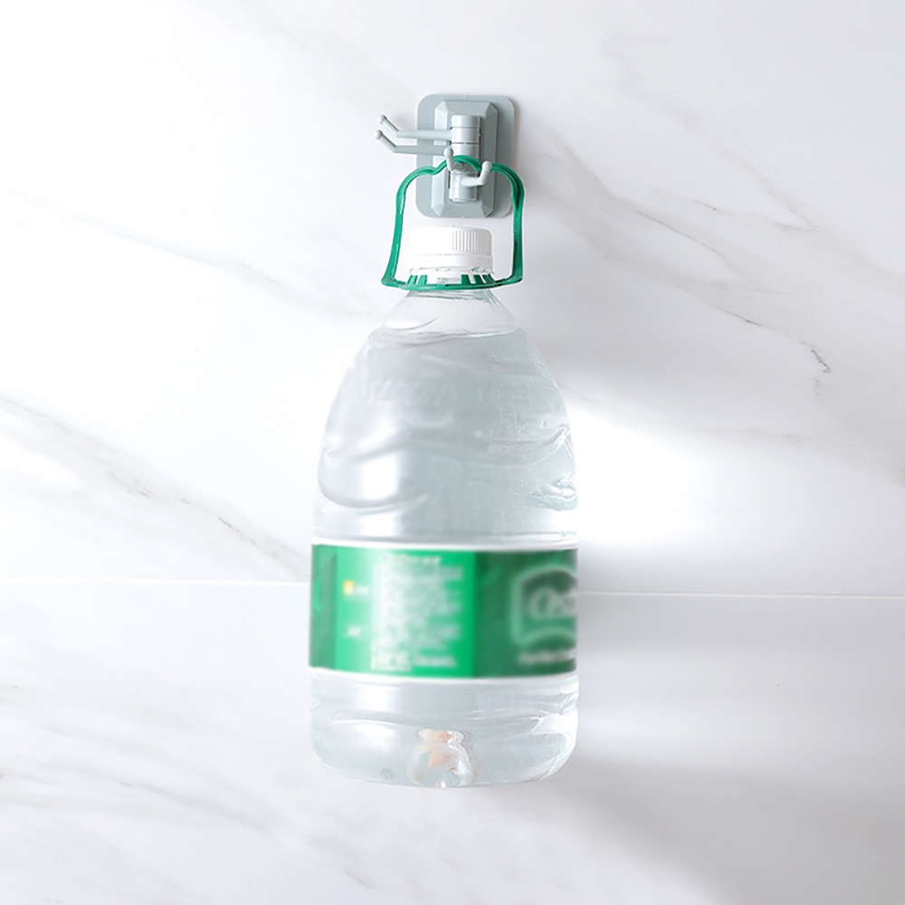 Multi-purpose paste rotary hook Seamless Adhesive Hook Wall Hooks Hanger Bathroom wall rack free punching without trace hook