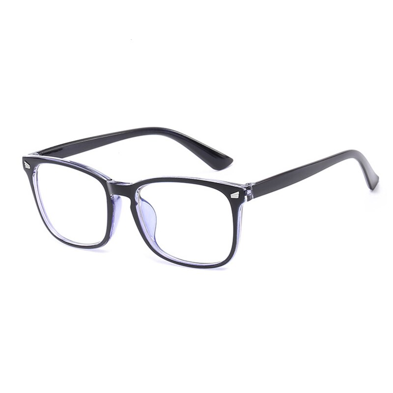 Anti-blauwe stralen computerbril dames blauw licht coating gamingbril voor heren unisex brilmontuur licht blokkerende bril: Blauw
