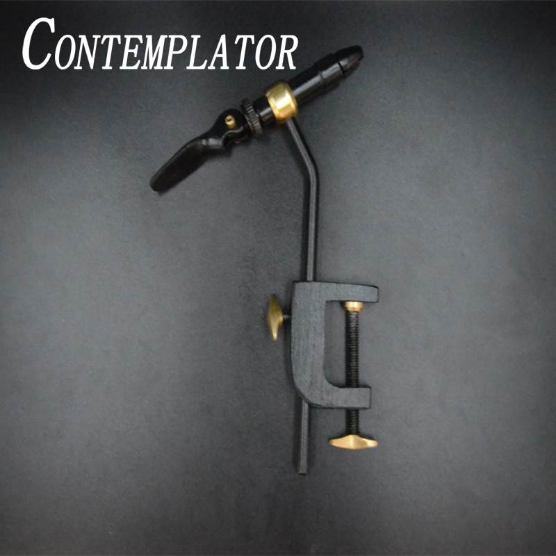 CONTEMPLATOR 1set fly tying classic handy Vise tool safety holding hook fishing brass C-clamp tying vise with steel hardened jaw