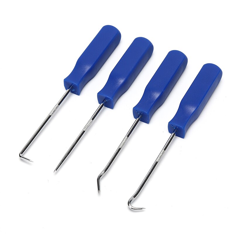 4Pcs Durable Plastic Steel Automobile O Ring Oil Seal Gasket Puller Remover Craft Hand Tool Car Pick & Hook Tools Set