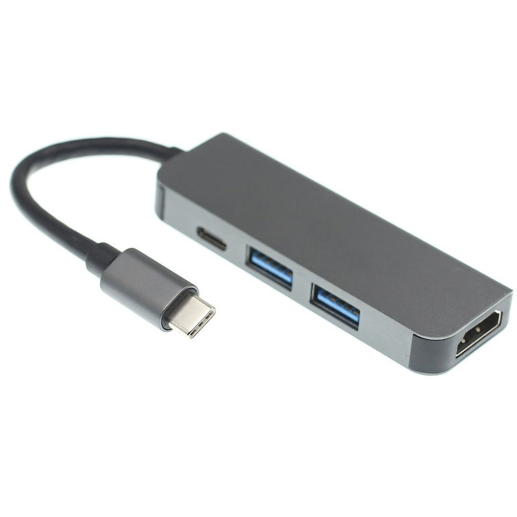 Hub Kabel Adapter Type-C Vier-In-een Uitbreiding Dock TX4H Adapter TYPE-C Om USB3.0 + Hdmi + Pd Vier-In-een TX4H Adapter