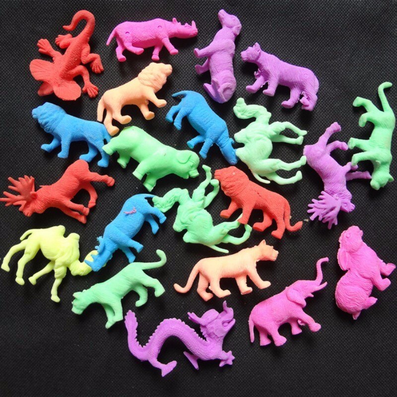 5PCS Novelty water grow up ocean animal rose flower fish for child educational toys kids immagination toys