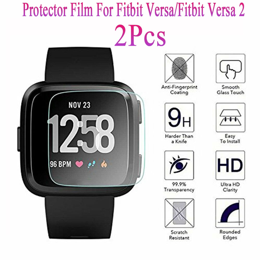Tpu Screen Protector Film Guard Voor Fitbit Versa/Fitbit Versa 2 Smart Horloge Volledige Cover Ultra Thin Clear screen Protectors
