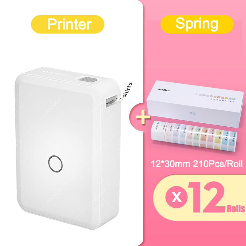Niimbot D110 Mini Thermal Label Maker Wireless Bluetooth Label Printer Available for Phone Office Home DIY Price Date Sticker