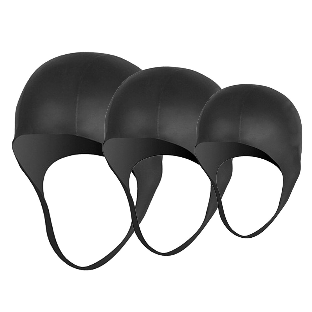 3mm cr neopren dykkerhætte sommer badehætte sort vandtæt badehætte mænd kvinder triatlon træning vinter surfing hovedbeklædning