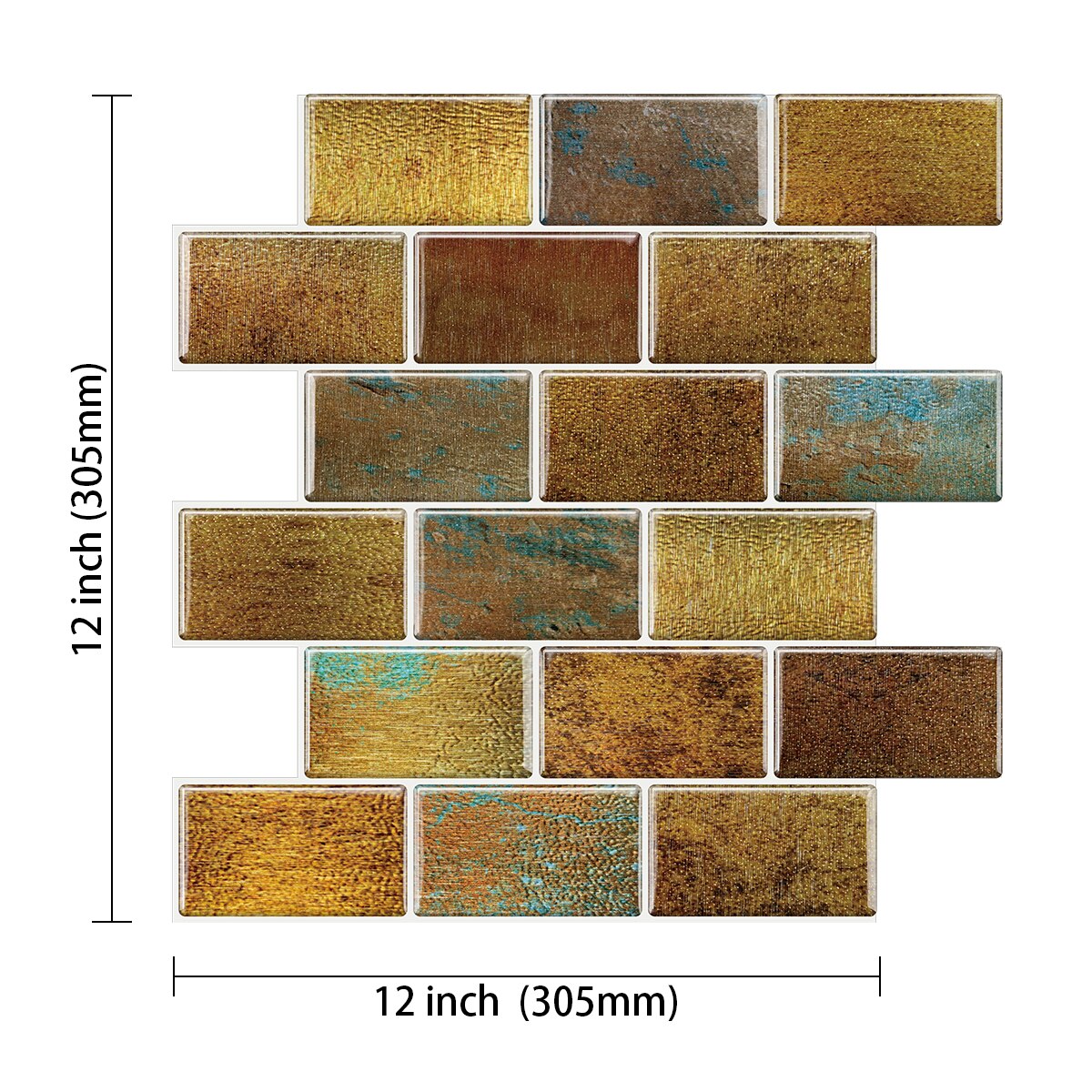 Pegatina de pared para renovación de panadería, barra impermeable, Baffle-1sheet