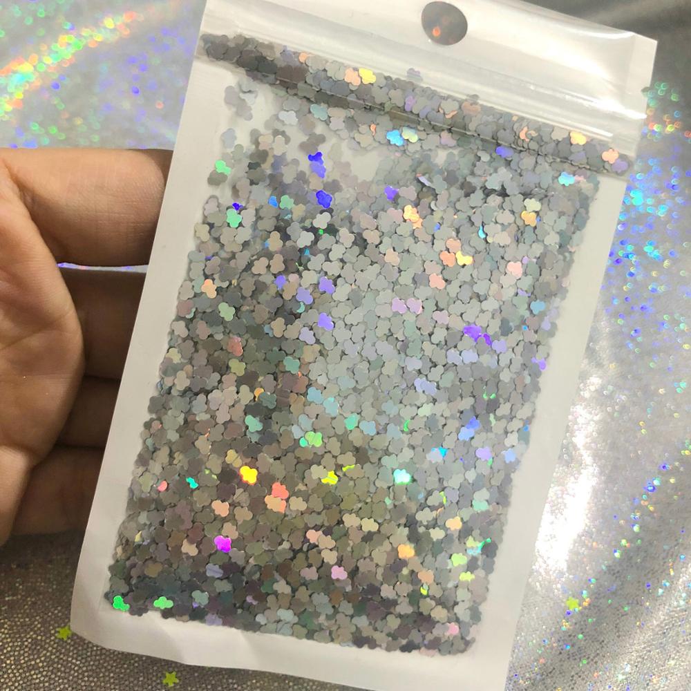 Kawaii sky glitter holografisk uv harpiks smykker fyllinger diy slim dekor skyer form paljetter håndlaget håndverkstilbehør