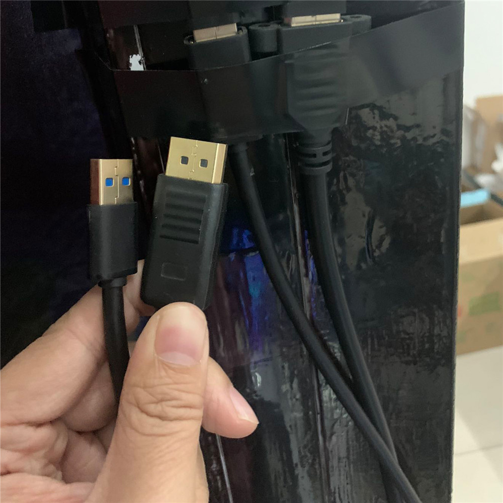 1M Dp Usb Display Line Extension Lead Kabel Voor Oculus Rift S Vr Bril Draagbare Uitgebreide Dp Kabel Zwart lijn Accessoires