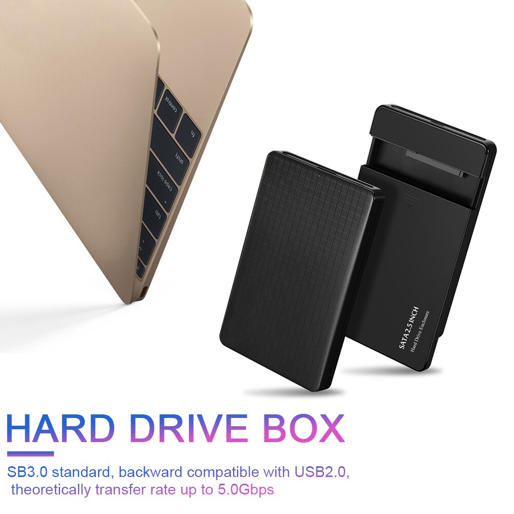 E39 2.5 Inch Sata Iii Naar Usb 3.0 Externe Hdd Behuizing Harde Schijf Case Ssd Box Ondersteuning Plug