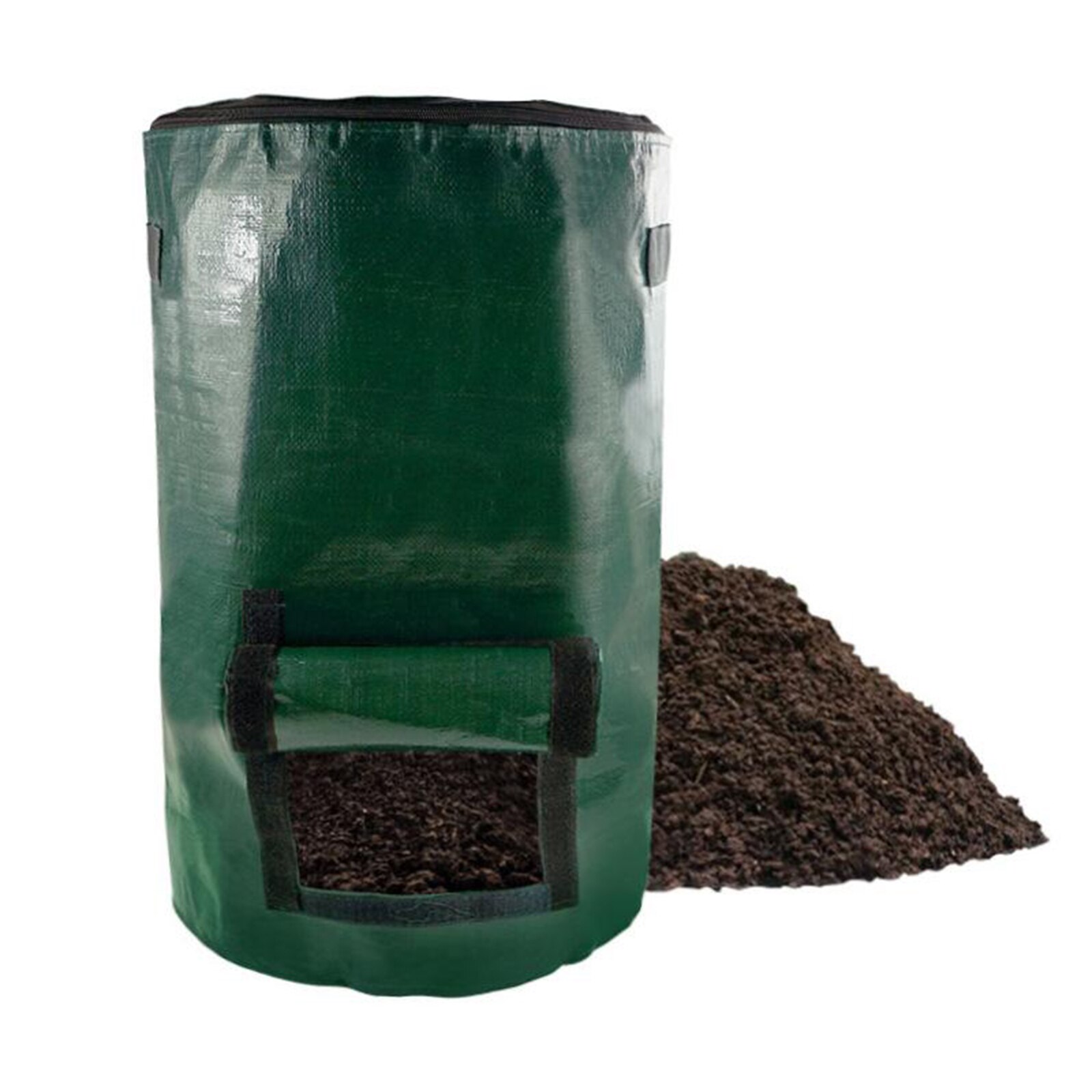 Large Compost Bag Reusable Yard Kitchen Garden Garbage Waste Organic Fertilizer Collection Bags Composter