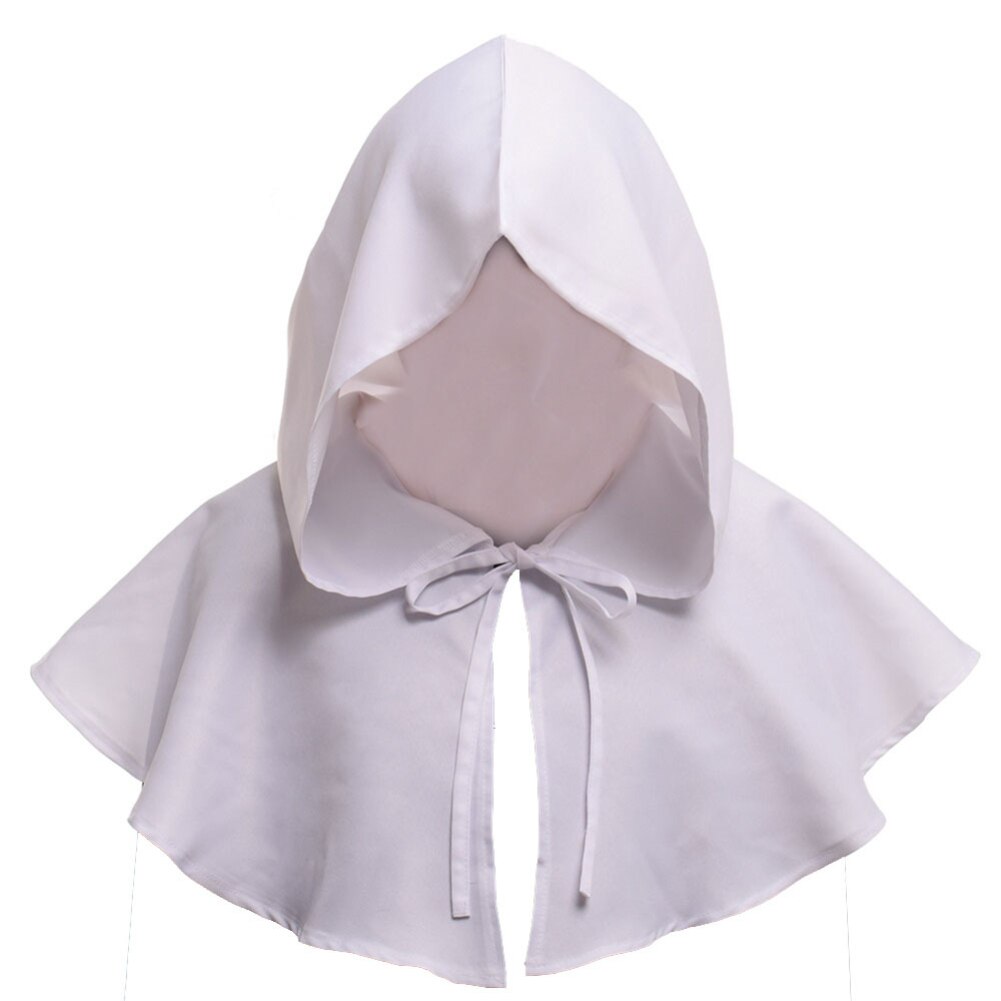 Uusimmat miehet naiset keskiaikainen cowl hattu renessanssin munkki halloween cosplay hupullinen viitta fancy dress