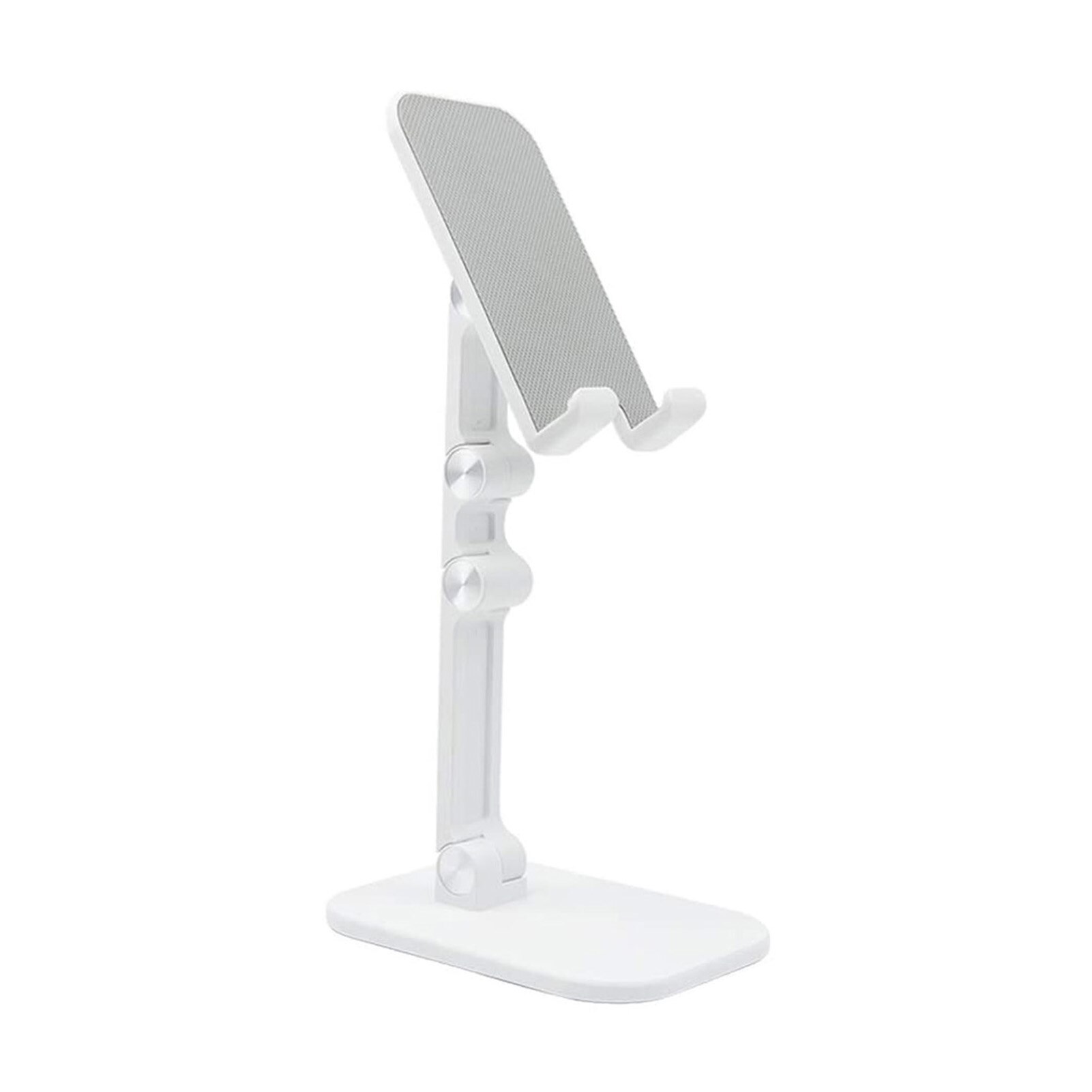 Bureau Telefoon Houder Voor Tablet Smartphone Verstelbare Universele Draagbare Beugel Opvouwbare Mobiele Stand Voor Iphone 12 Pro Max 12Mini: White