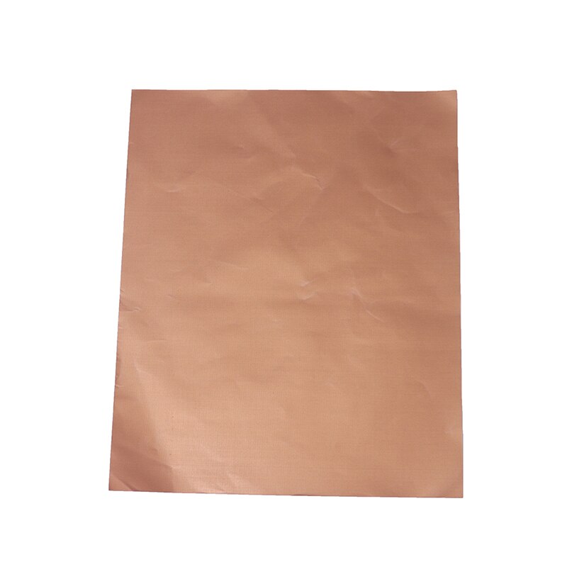 Non-stick Barbecue Mesh Mat Reusable Heat Resistance BBQ Baking Net Pad: copper